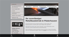 Desktop Screenshot of heimline.de